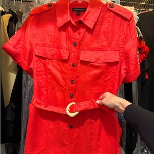 Banana Republic Linen Romper XS NWOT